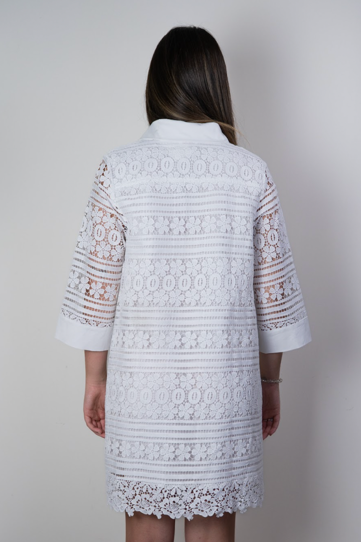 LACE SHIFT DRESS