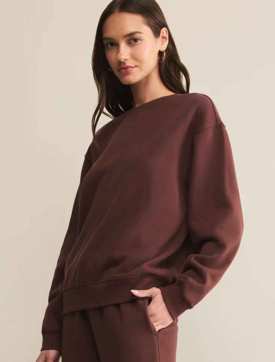 BOYFRIEND COTTON SWEATSHIRT