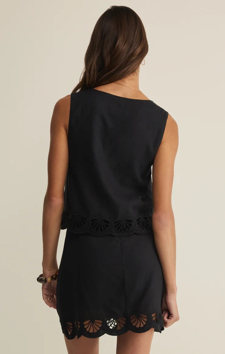 CHARLENE EMBROIDERY TOP