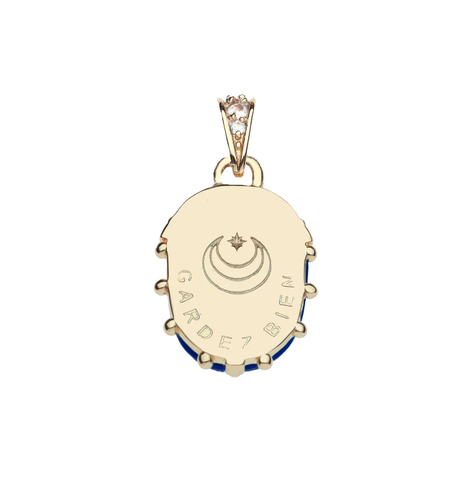 JW PROTECT GUARDIAN SCARAB PENDANT IN LAPIS