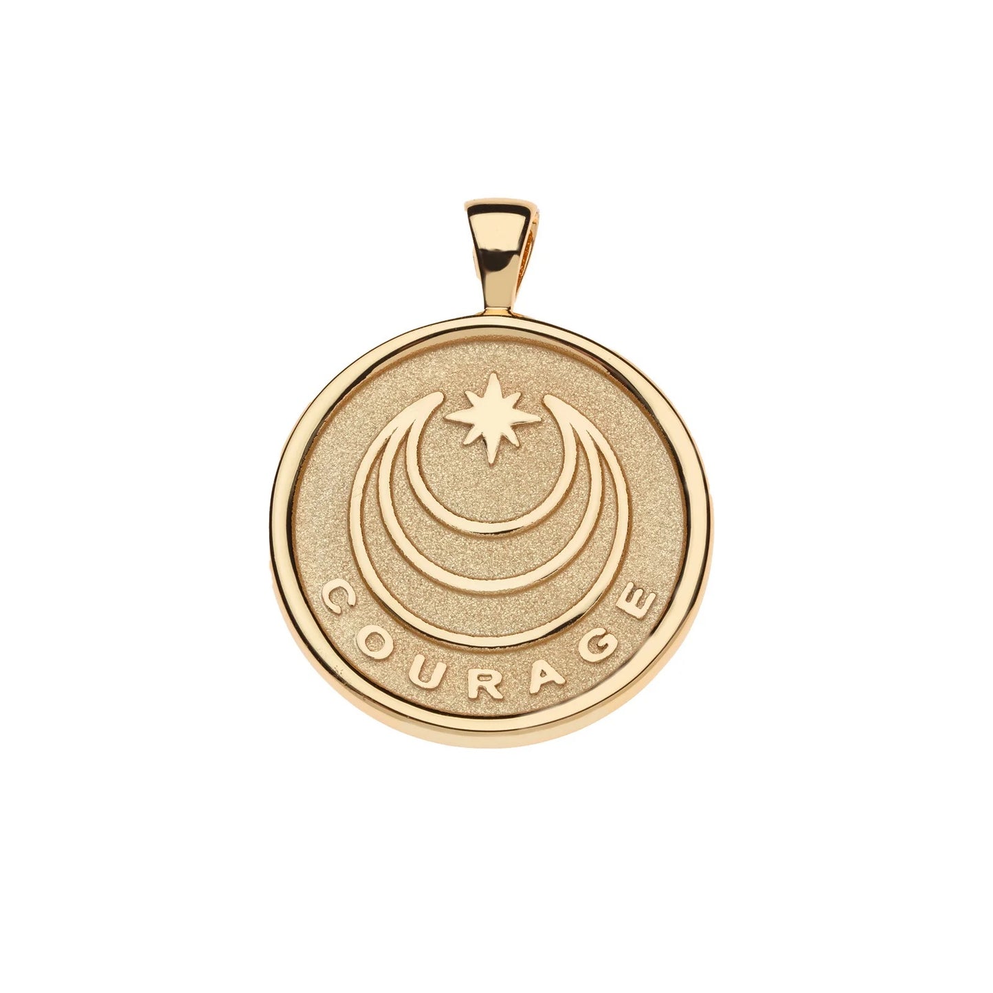 JW COURAGE YEAR OF THE HORSE PENDANT COIN - 16-18" ROLO