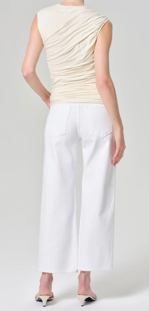 HARPER CROP IN SOUR CREAM