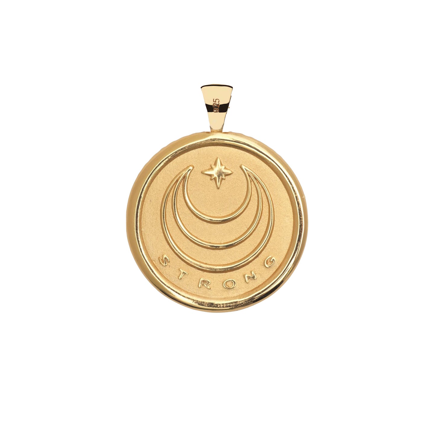 JW ORIGINAL STRONG (ANCHOR) PENDANT GOLD W/ ROLO CHAIN