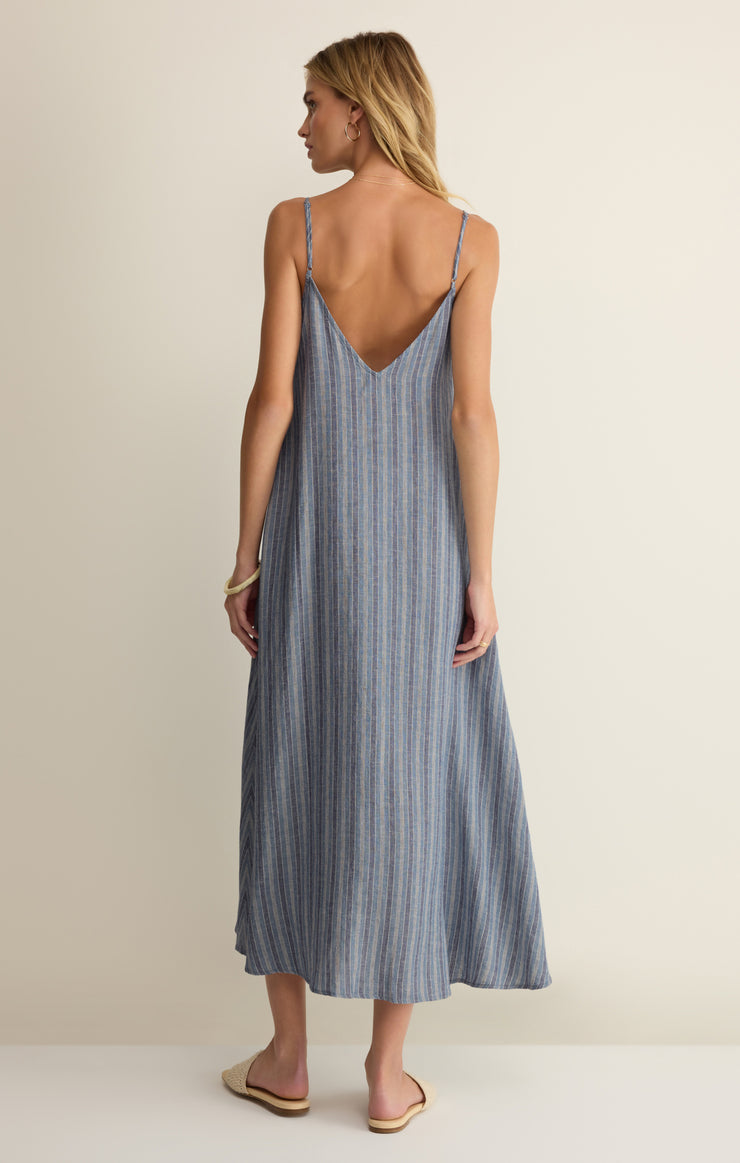 SANDCOMBER STRIPED MIDI