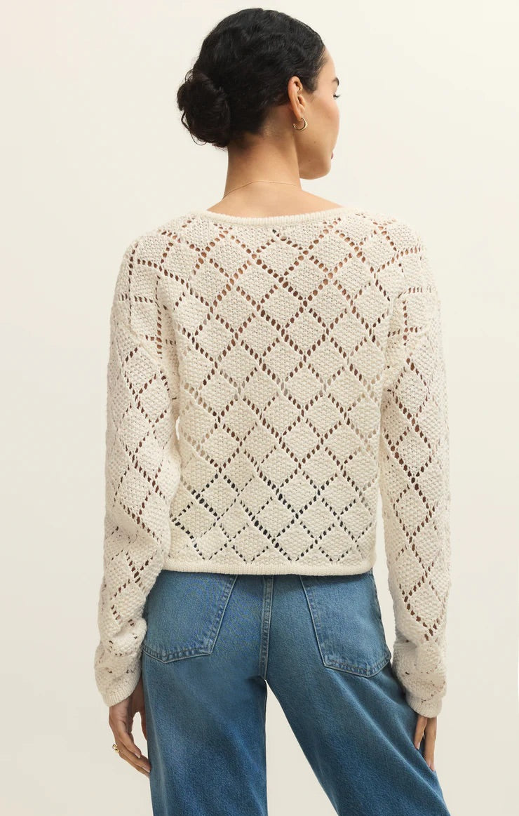 HULLEN CROCHET SWEATER