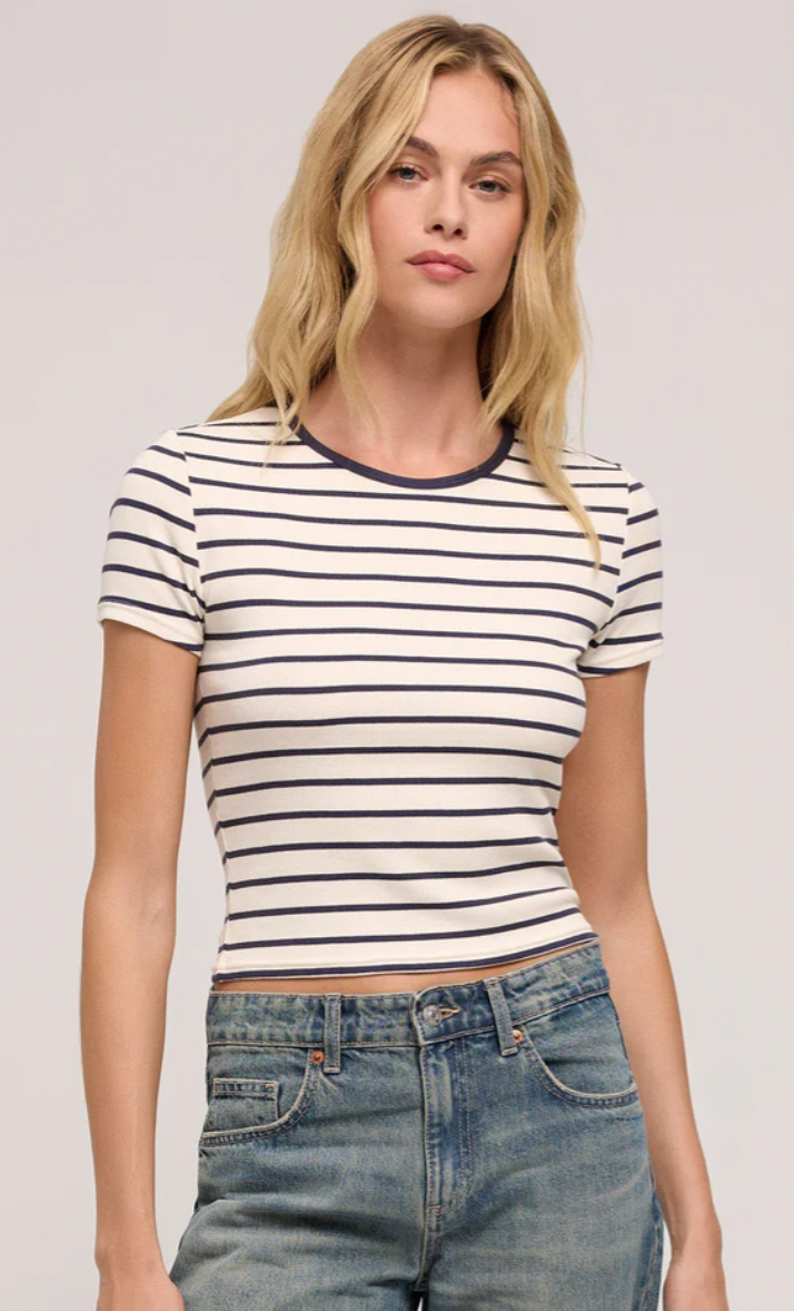 SAXTON STRIPED TEE