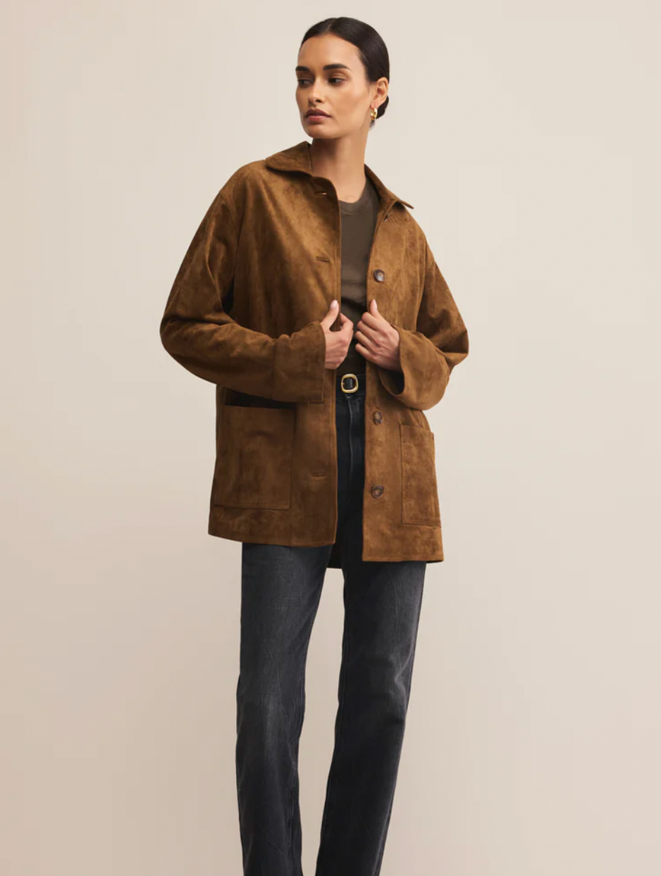 DECKER SUEDE CHORE JACKET