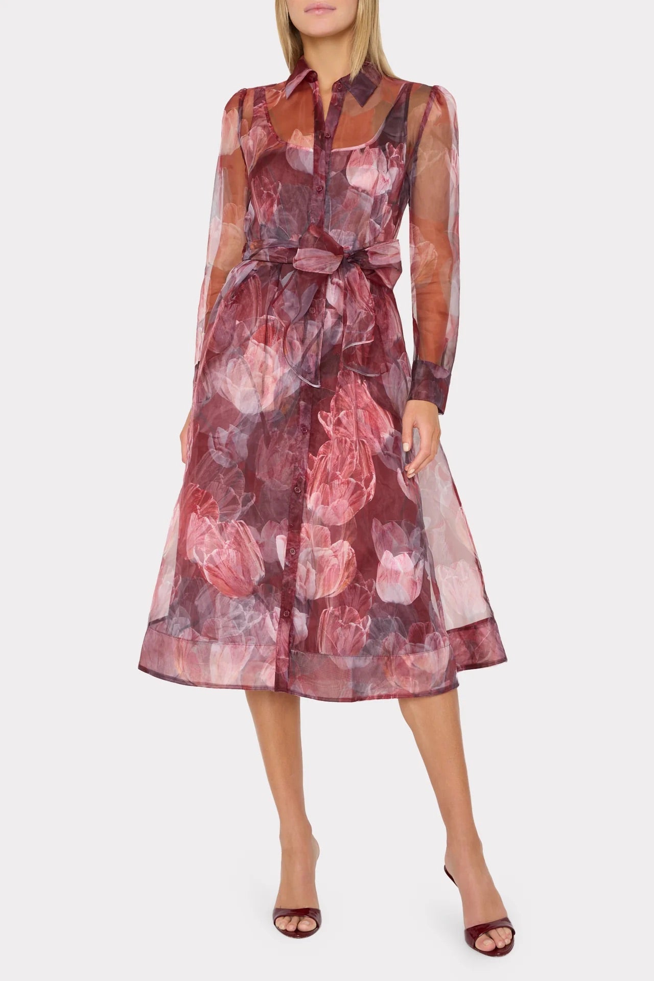 SUZIE PRINTED MIDI DRESS