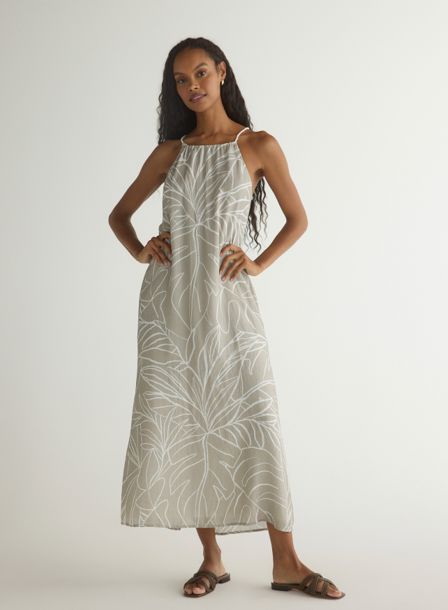 MAXI HALTER DRESS