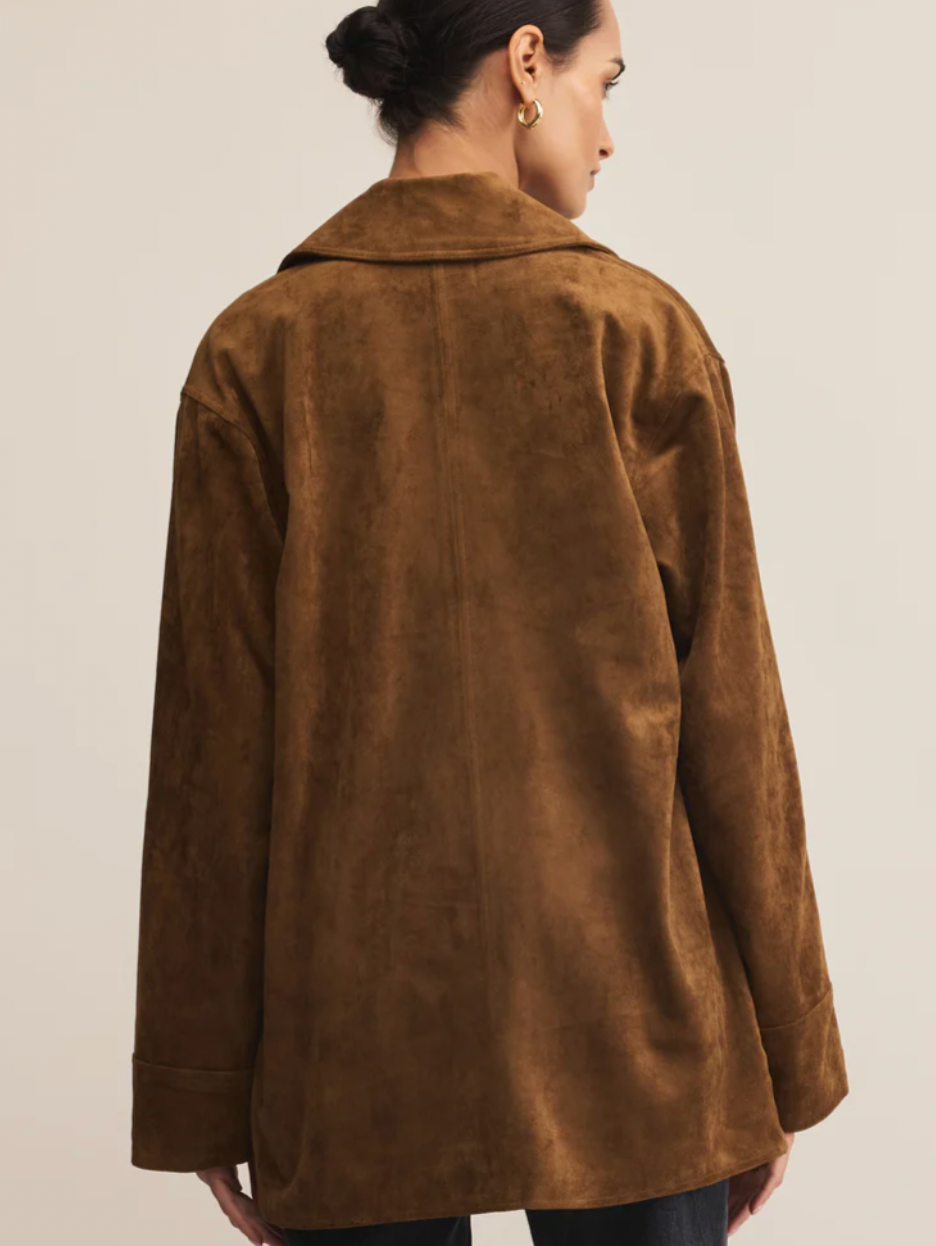 DECKER SUEDE CHORE JACKET