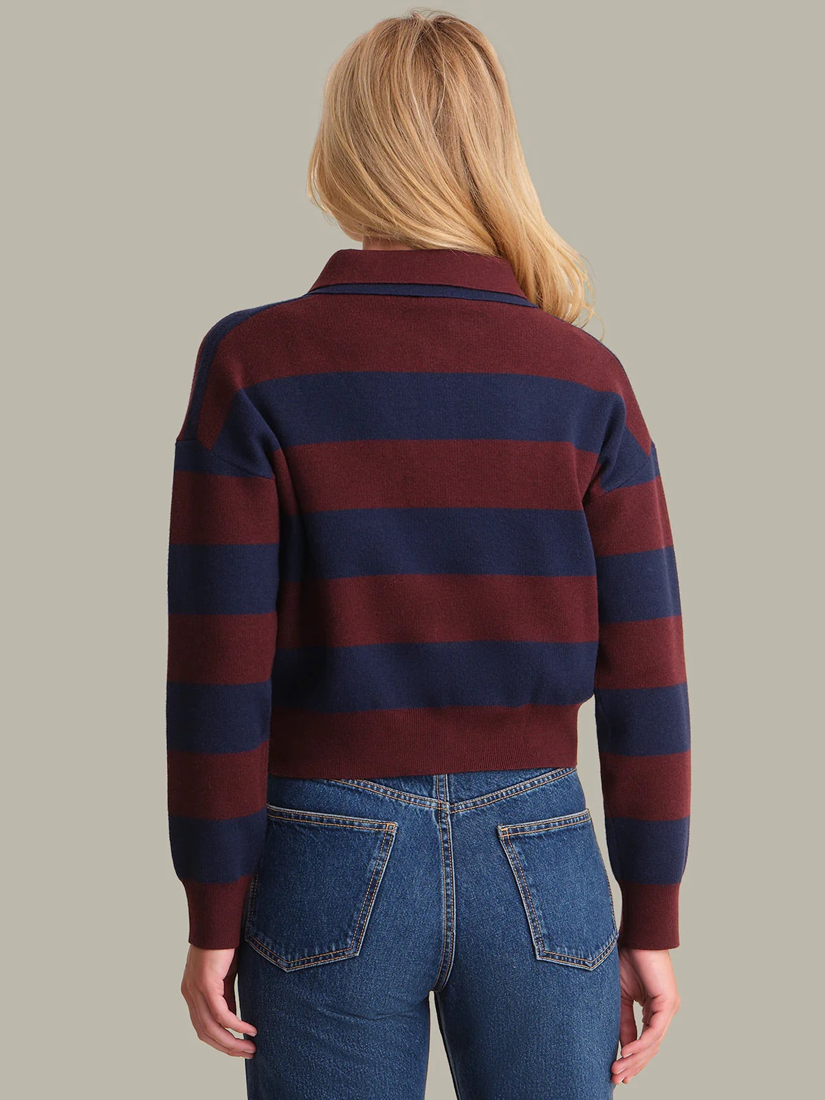 JOHNNY COLLAR RUGBY PULLOVER
