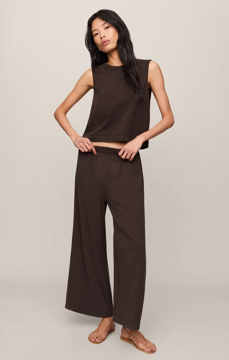 SCOUT JERSEY CROP FLARE PANT