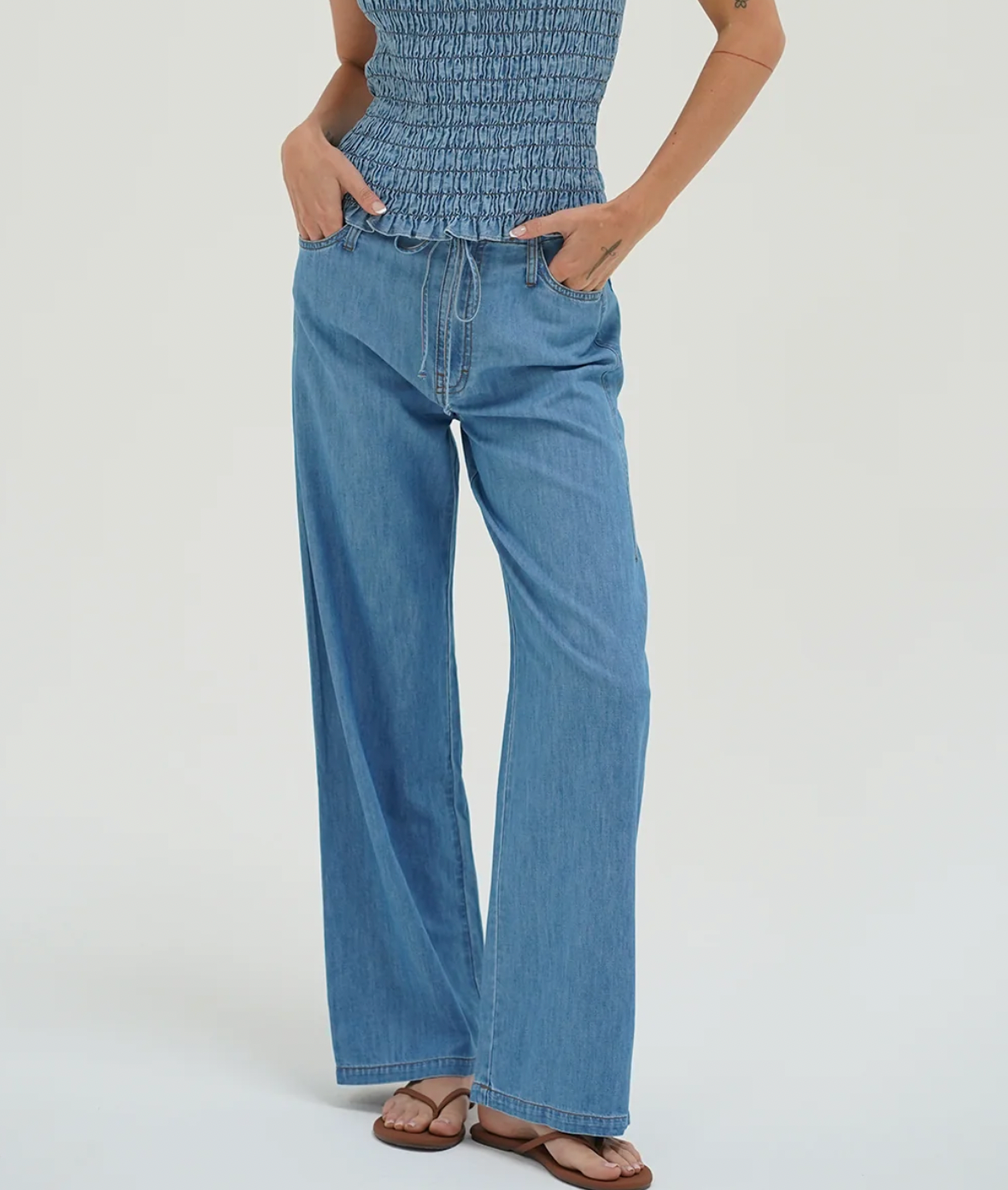 GIA TIE WAIST PANT