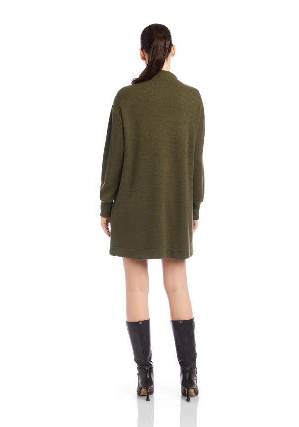 BRENNA MOCK NECK DRESS