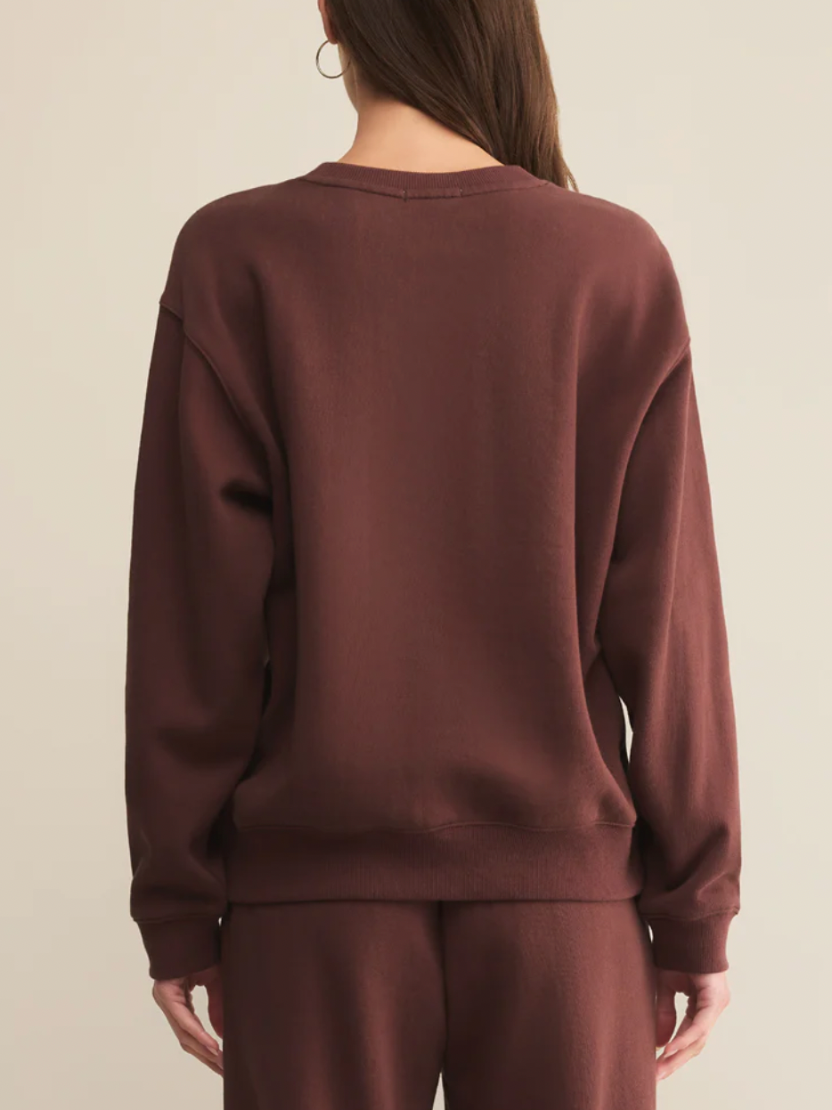 BOYFRIEND COTTON SWEATSHIRT
