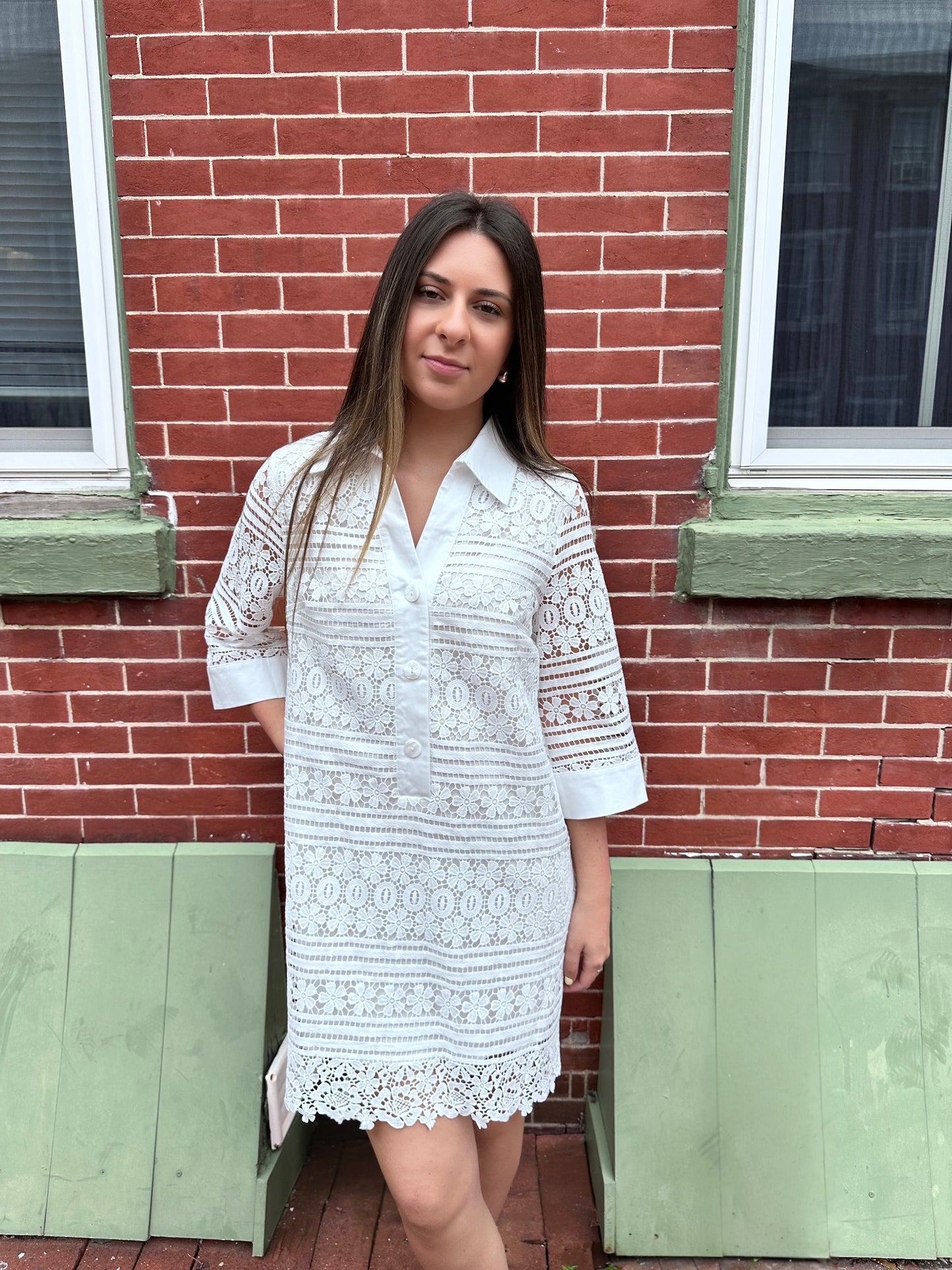 LACE SHIFT DRESS