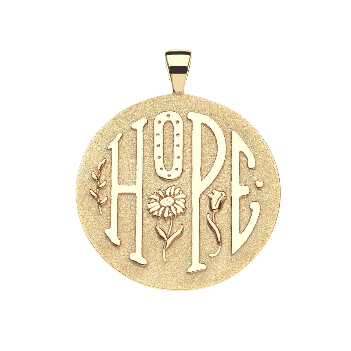 JW JUMBO HOPE PENDANT 16"-18" ROLO