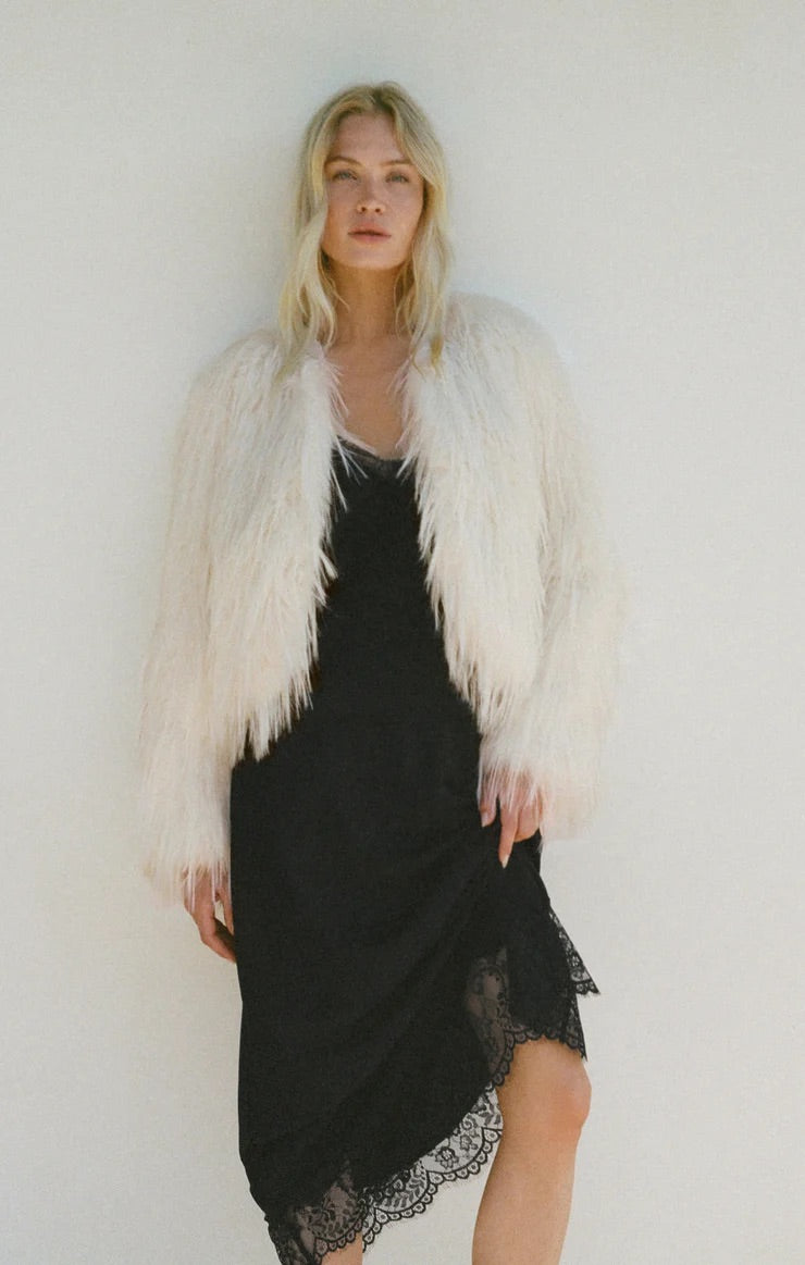 CYNDI FAUX FUR JACKET