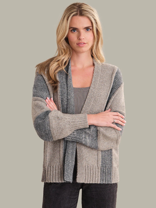 EVERLY MIXED MARL COCOON CARDIGAN