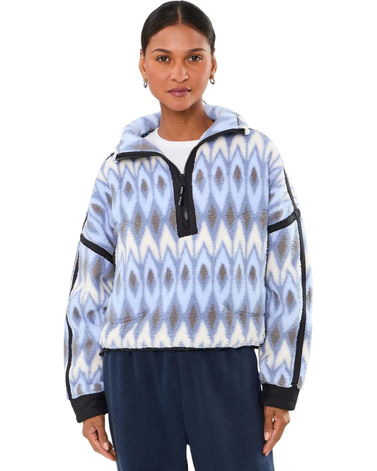 PRINTED MOUNTAIN HIGH 1/2 ZIP