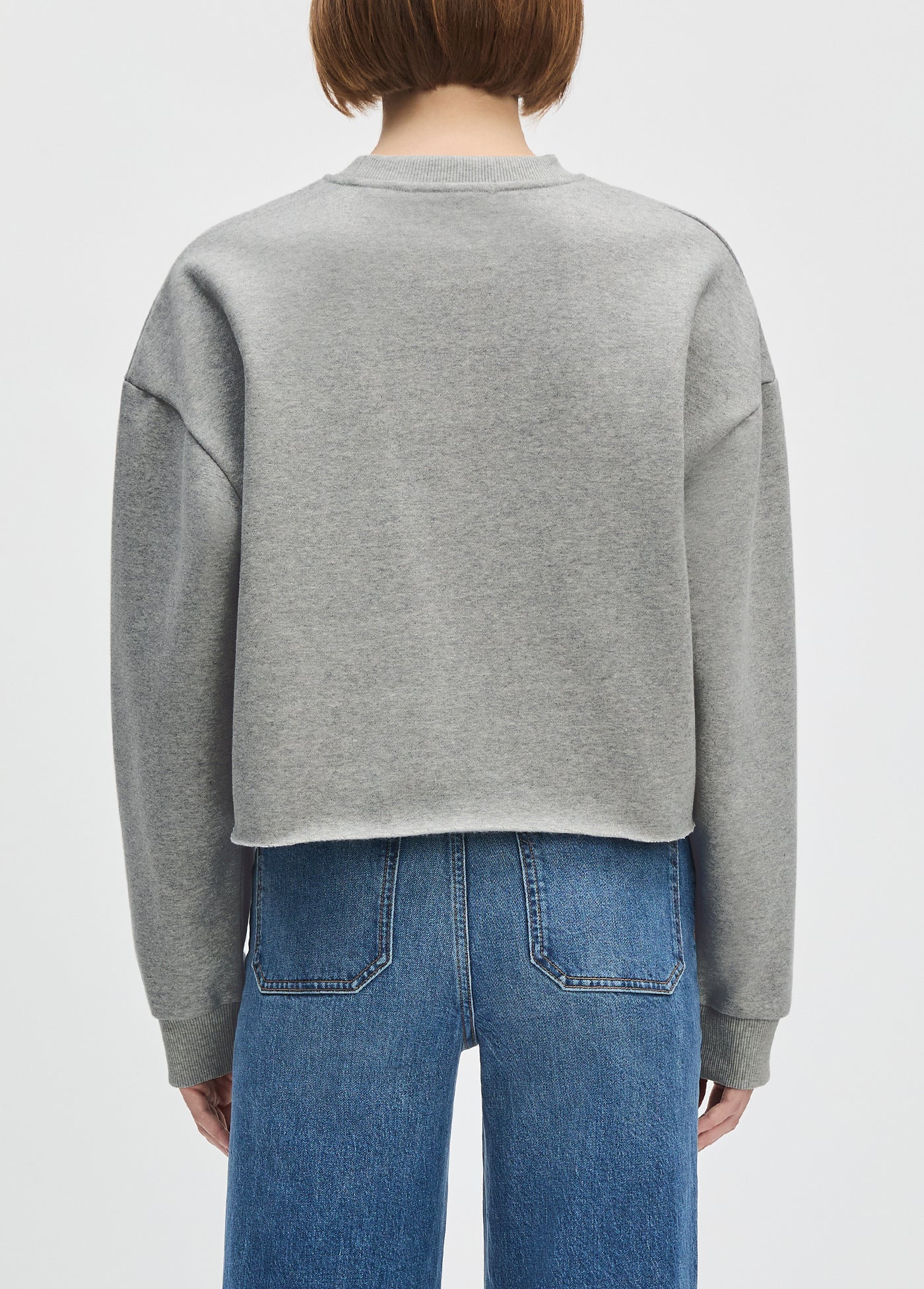CROPPED COLLEGIATE SWEATSHIRT
