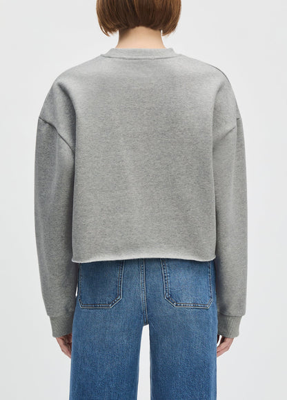 CROPPED COLLEGIATE SWEATSHIRT