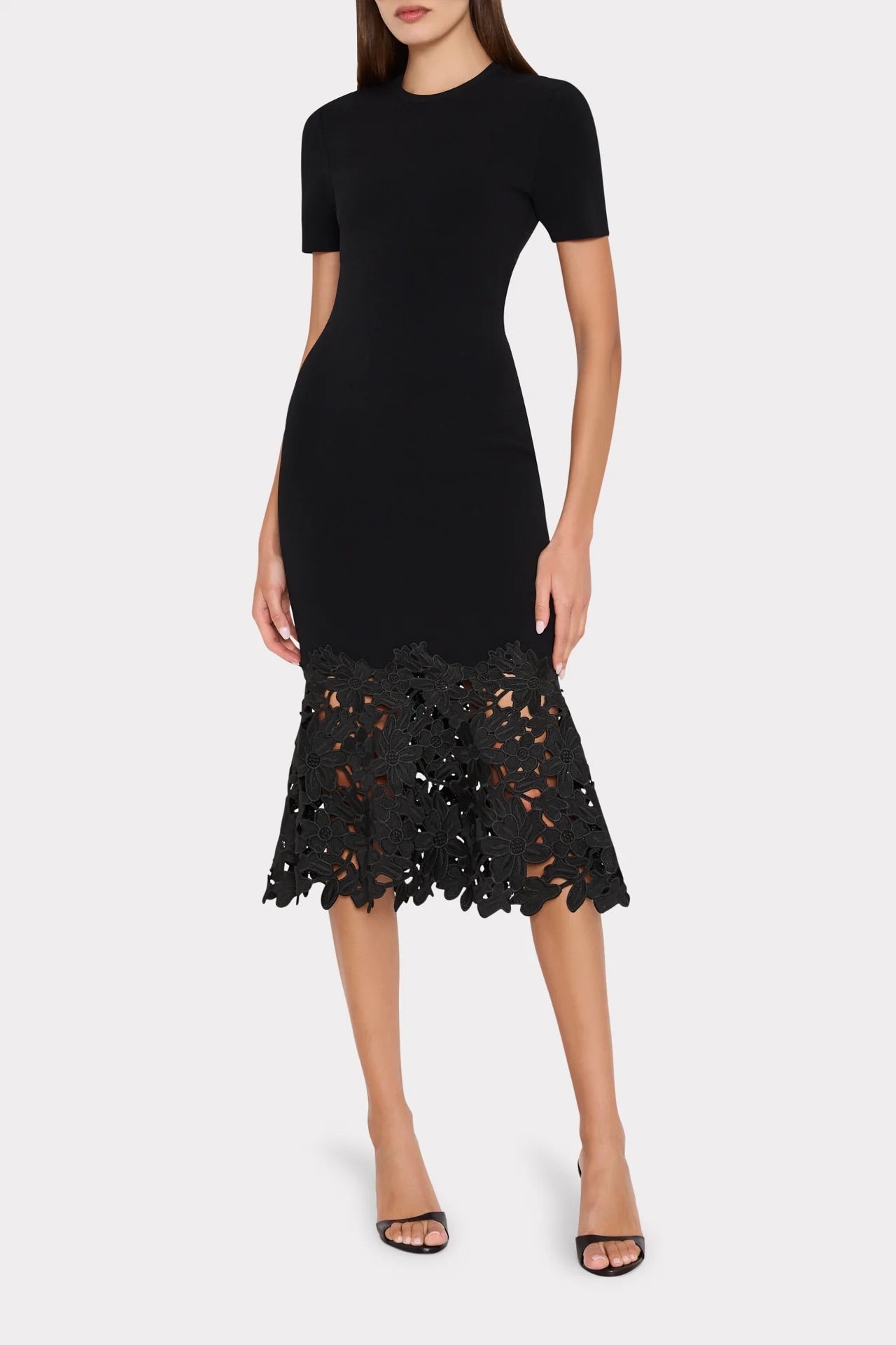 HALLE KNIT MIDI DRESS
