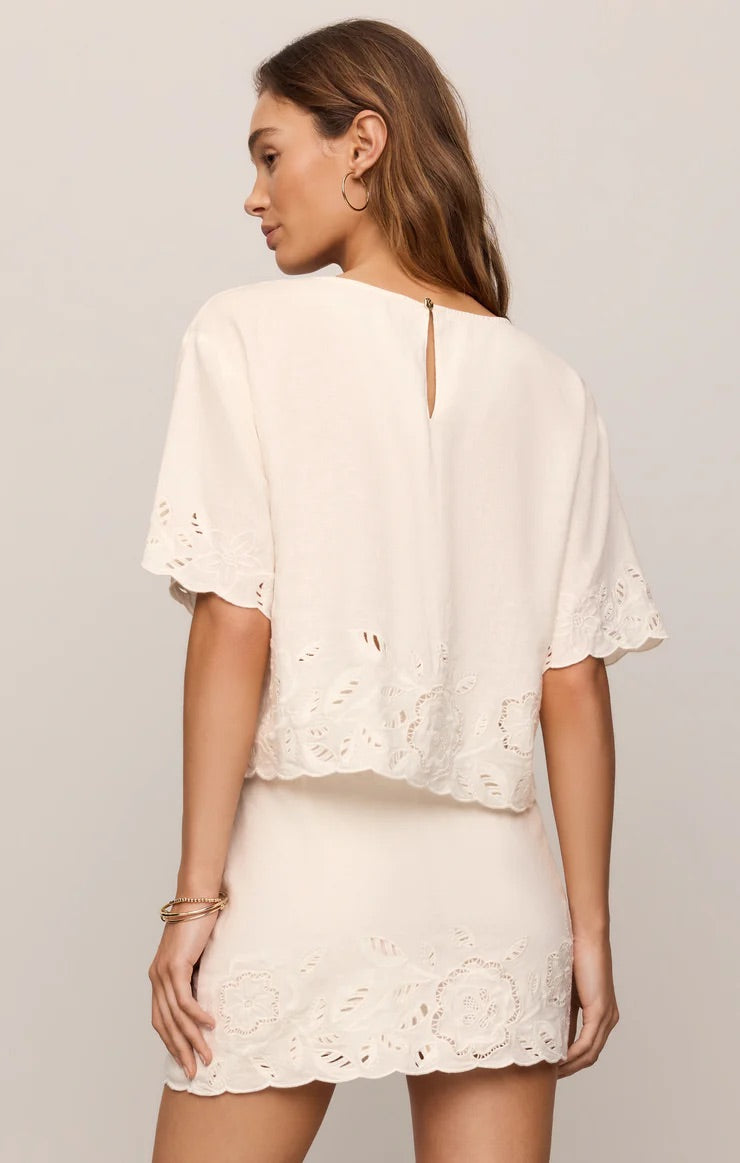 DAYA EMBROIDERED TOP