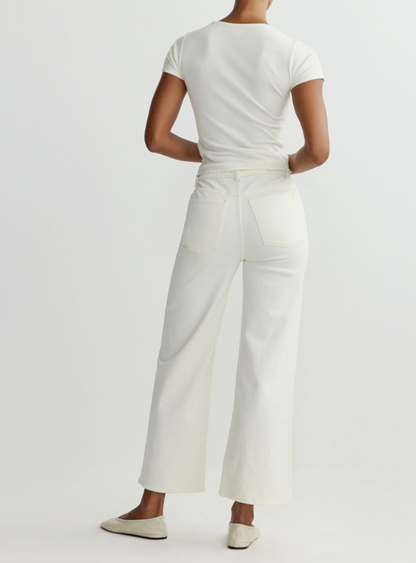 HEPBURN WIDE LEG: ANKLE HIGH RISE