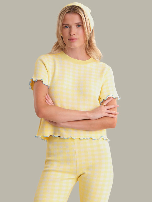 POPPY LETTUCE EDGE SWEATER TEE
