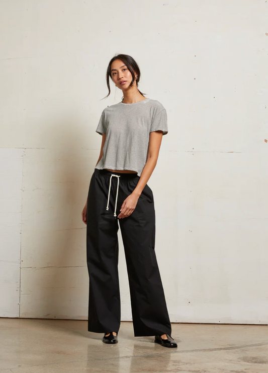 HARLEY COTTON SHORT SLEEVE BOXY CREW TEE