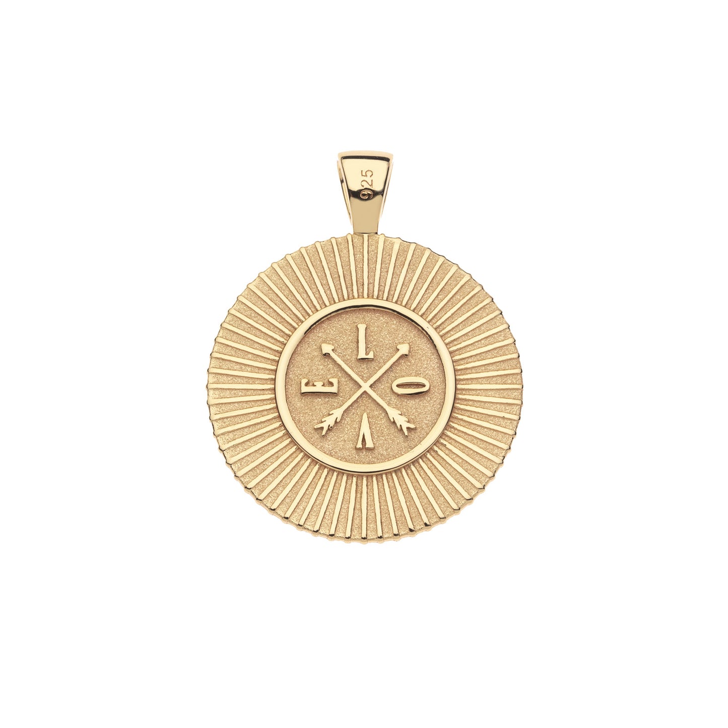 JW FOREVER AROUND THE SUN PENDANT IN PINK CORAL 16-18" CLASSIC