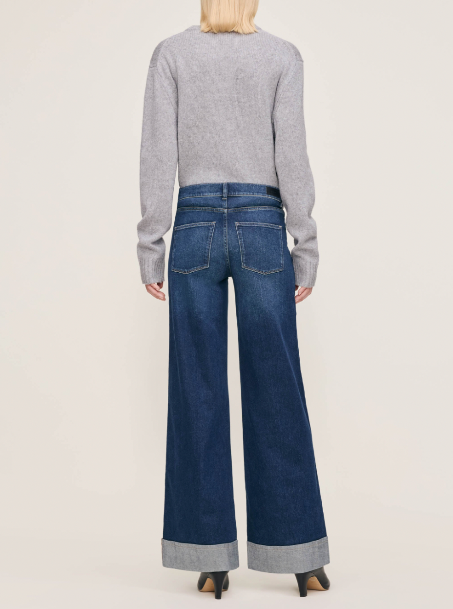 HEPBURN WIDE LEG IN BOARDWALK CUFFED