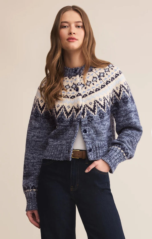 NORTH SEA FAIRISLE CARDIGAN