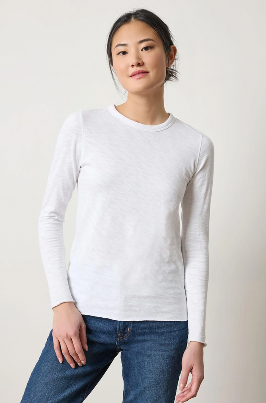 LONG SLEEVE BIAS CREWNECK