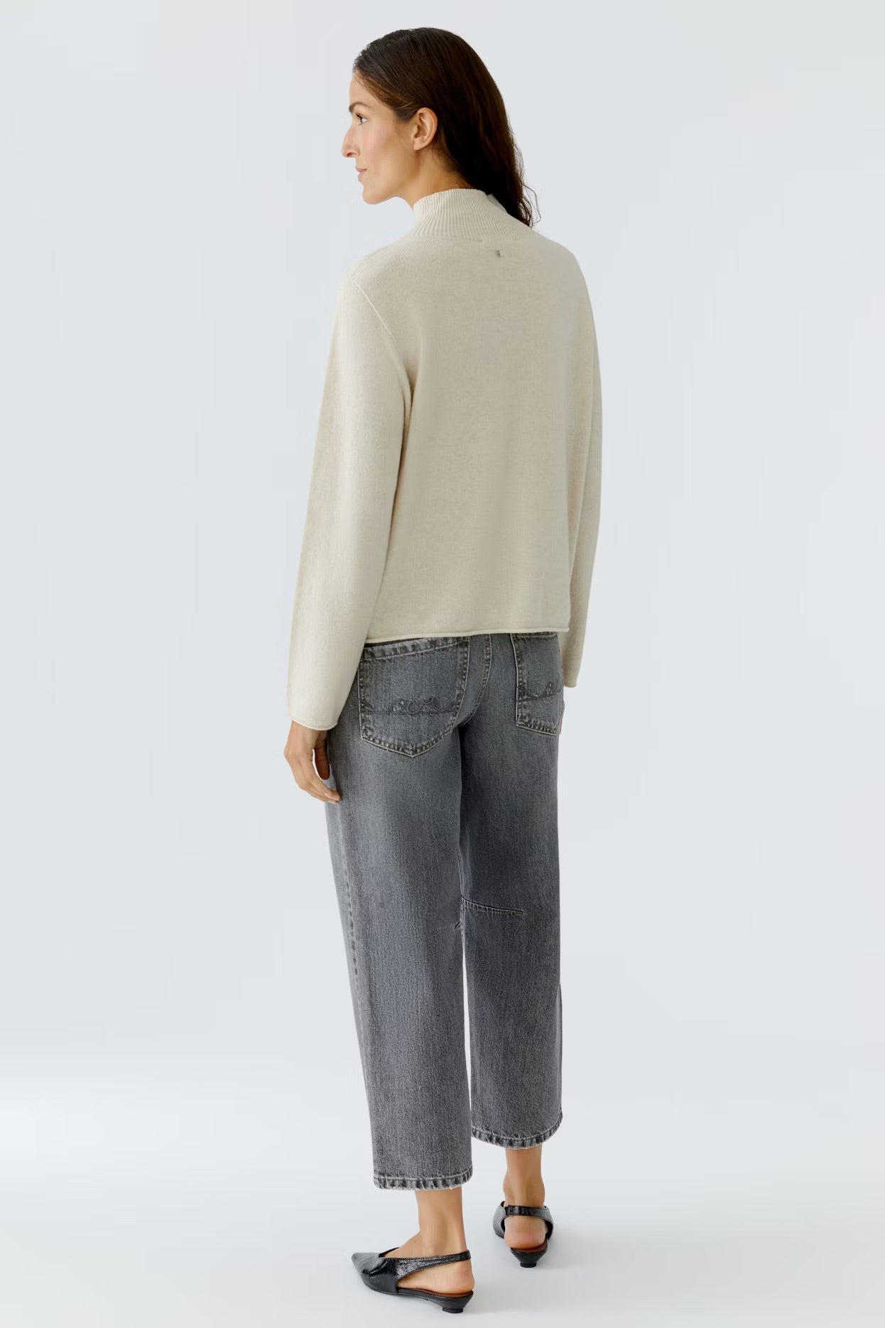 PULLOVER SWEATER OUI OFF WHITE