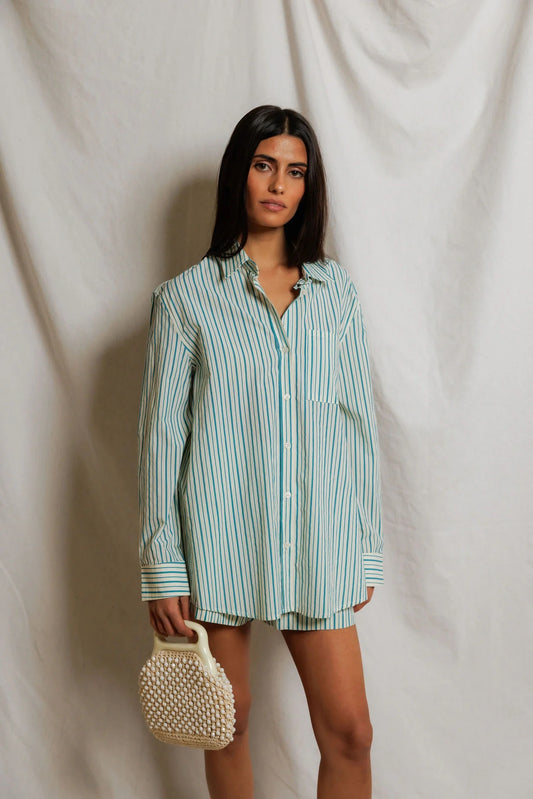 AVALON COTTON POPLIN SLIM FIT BUTTON DOWN