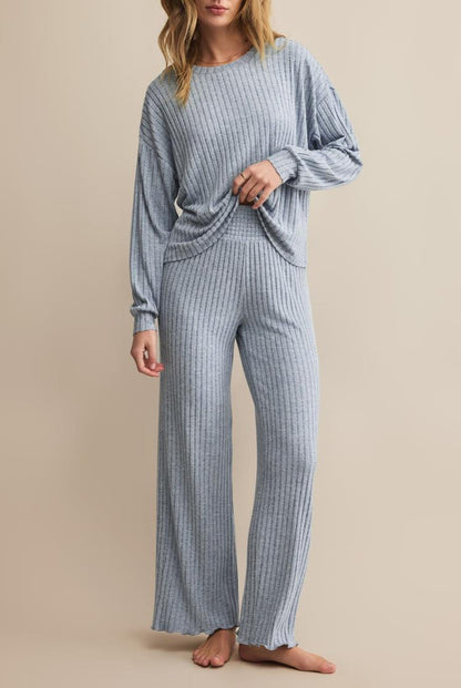 DAWN SMOCKED RIB PANT