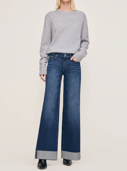 HEPBURN WIDE LEG IN BOARDWALK CUFFED