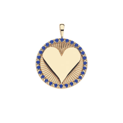 JW LOVE EMBELLISHED HEART FIND ME IN LAPIS
