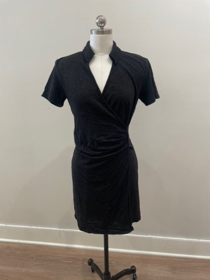 KNIT WRAP DRESS