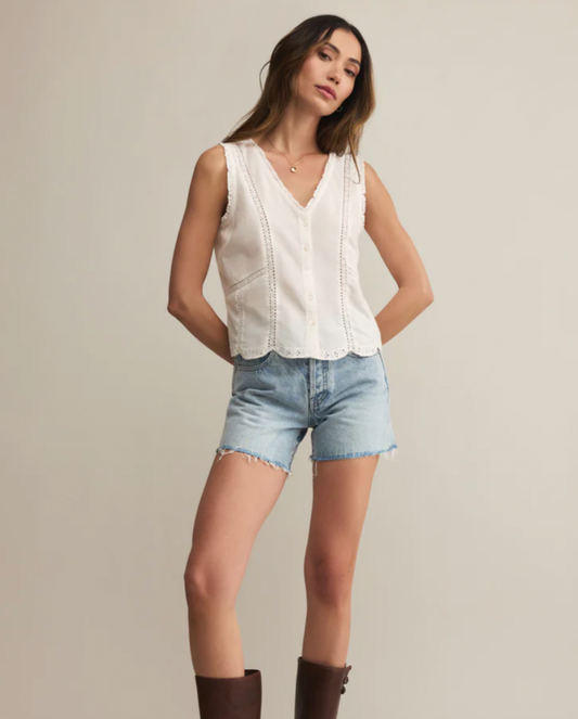 TOMI EMBROIDERED TANK
