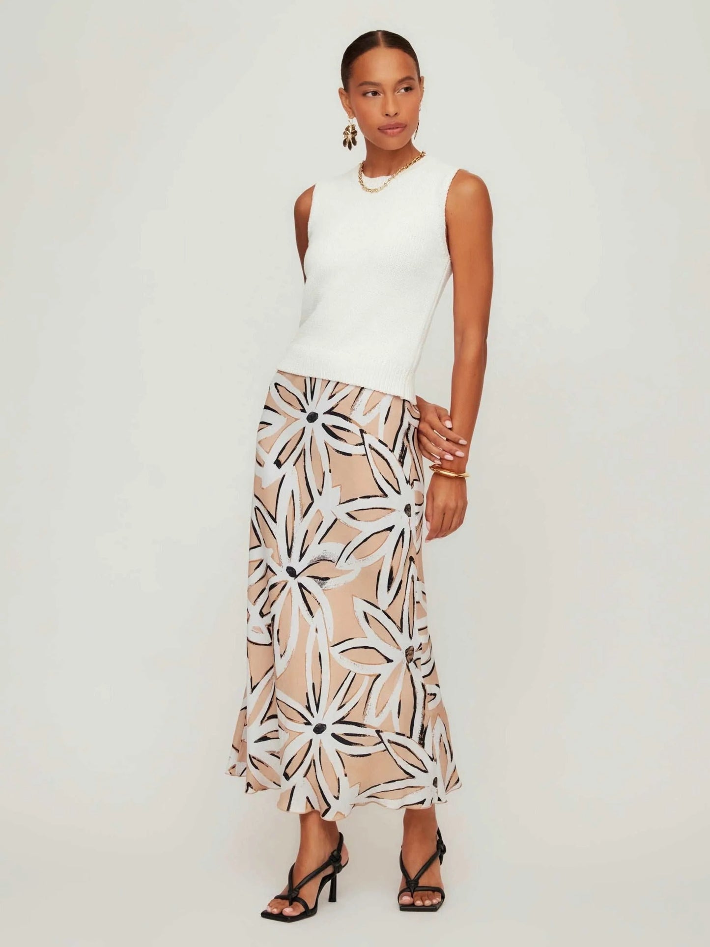 BIAS ANKLE SKIRT