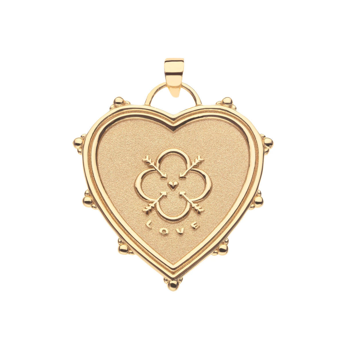 JW TREASURE TROVE HEART PENDANT- 16"-18" CLASSIC ROLO CHAIN