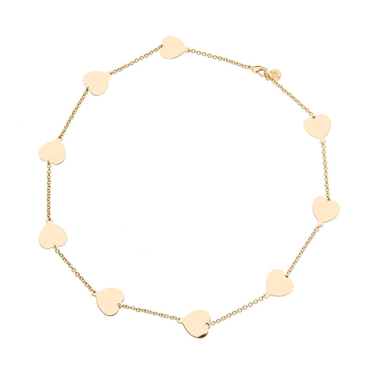JW LOVE PIECES OF MY HEART CHAIN NECKLACE