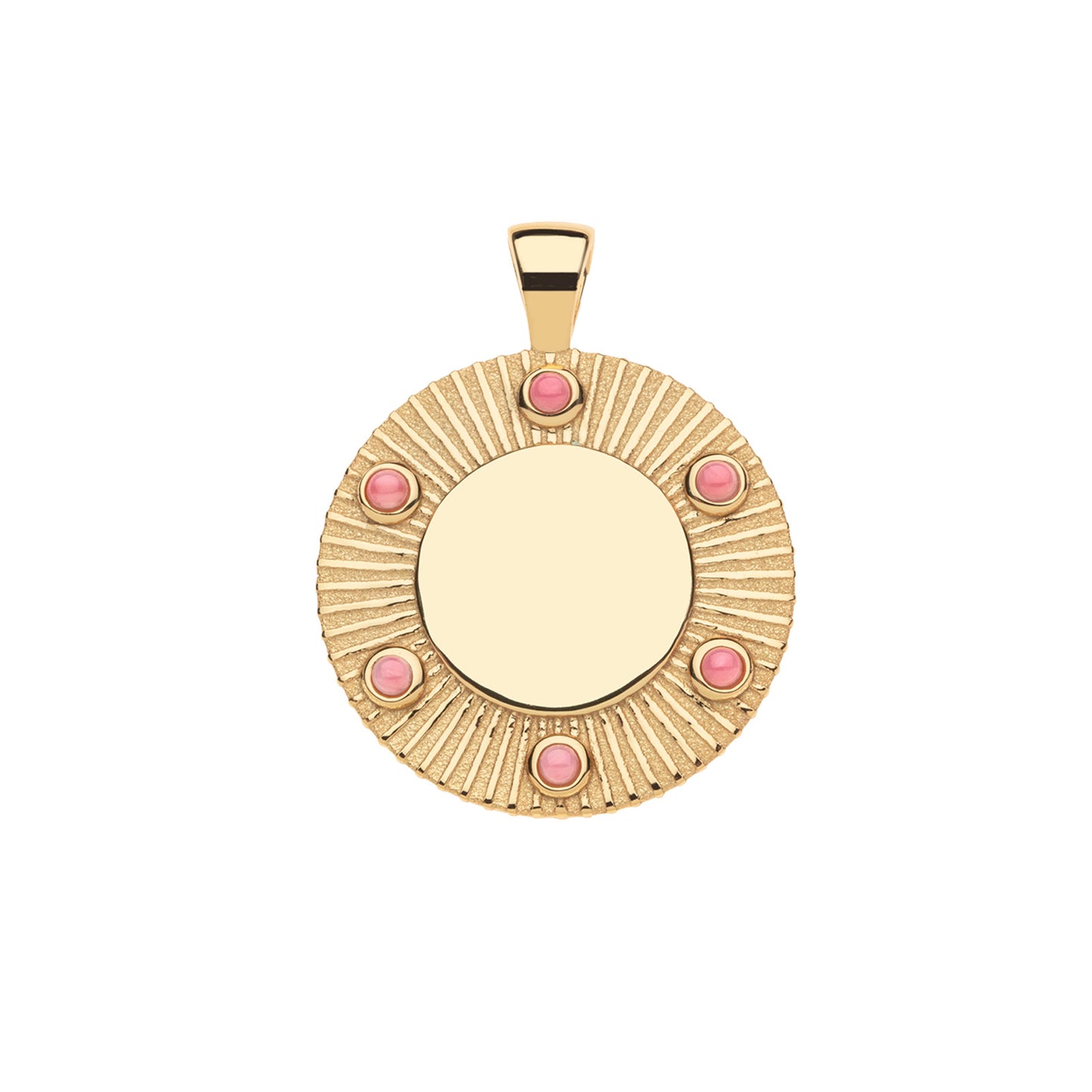 JW FOREVER AROUND THE SUN PENDANT IN PINK CORAL 16-18" CLASSIC