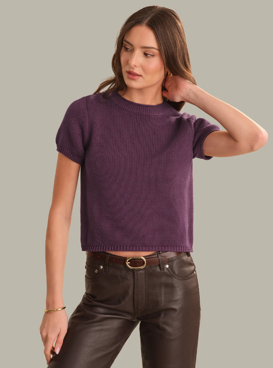 BANKS ROLLED EDGE SWEATER TEE