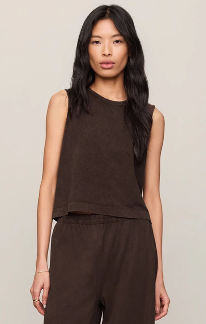 SLOANE JERSEY MUSCLE TANK