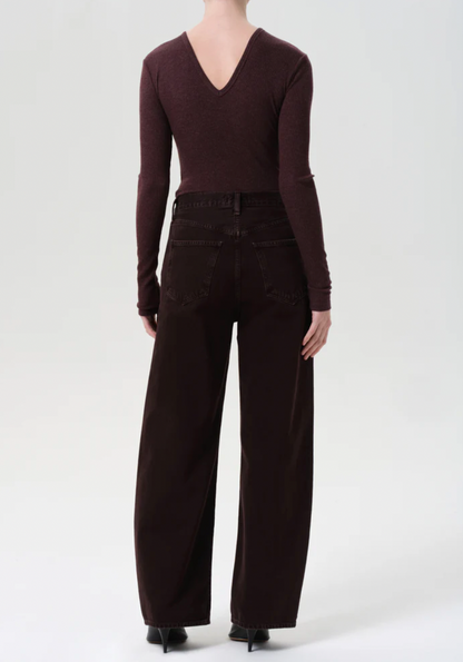 LOW CURVE JEAN IN BERRY