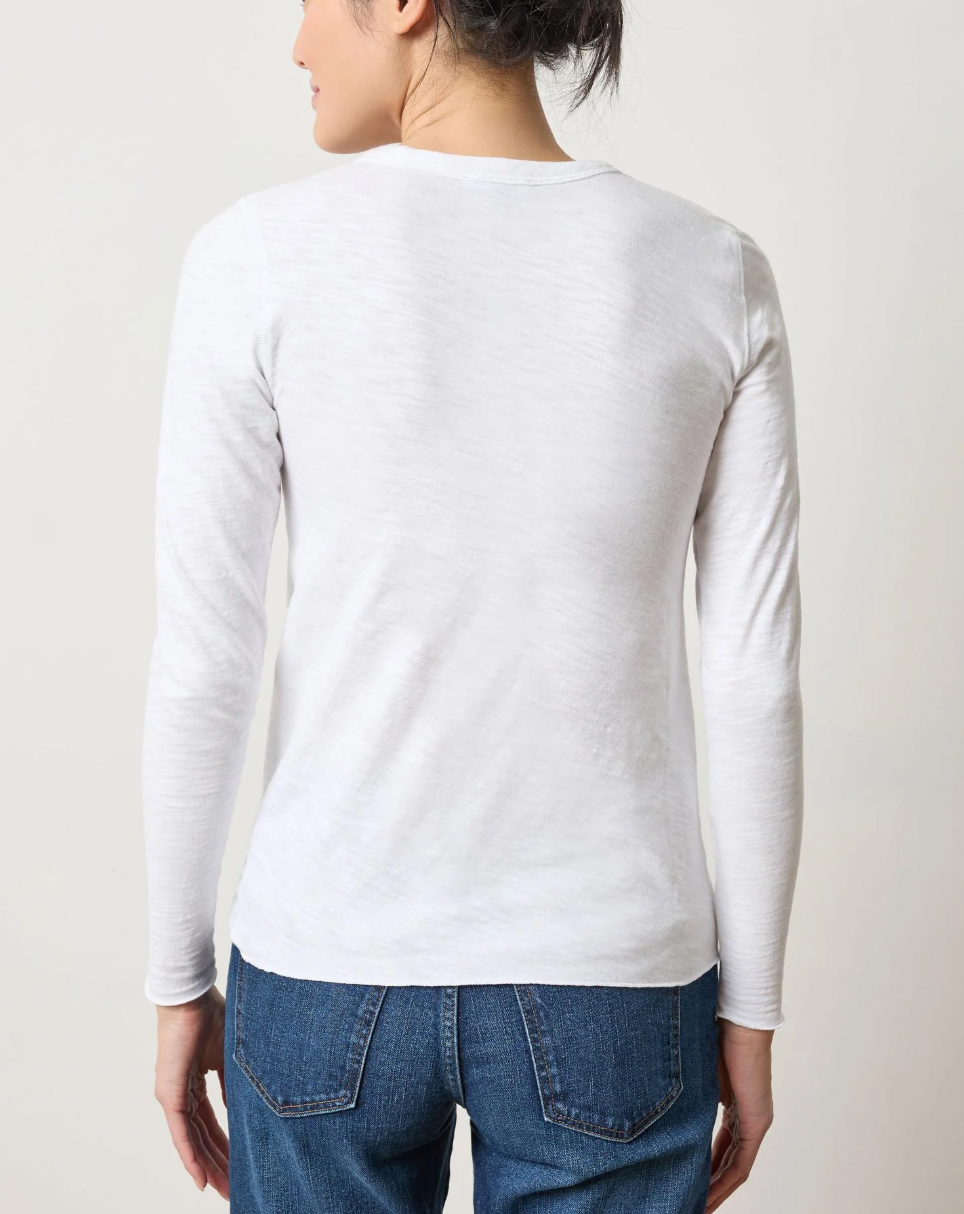 LONG SLEEVE BIAS CREWNECK